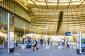 Porte Lescot is the main gateway of the Forum des Halles underground shopping mall in Paris