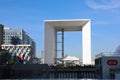 La Defense Grande Arche Royalty Free Stock Photo