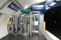 Metro Place de Clichy station in Paris, France