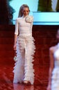 Model Gemma Ward walks runway fashion show of Valentino Ready-To-Wear collection