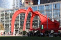 Red Sculpture By Alexander Calder In La Defense Paris France