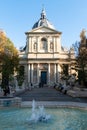 Sorbonne University building in Paris, France Royalty Free Stock Photo