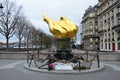 Paris, France - Panoramic view of the flame of freedom