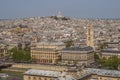 05.03.2008, Paris, France. Paris air view from cathedral. Panoramic view of Paris.