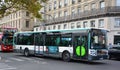 Public bus of Paris Royalty Free Stock Photo