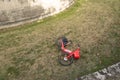 Vandalized Uber Jump electric bike Paris, France