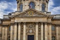 Paris, France - September 16, 2022: Beautiful architectur edetails of the Academy of Science in Paris at autumn. France