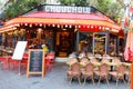 Cafe Chouchou is traditional French cafe located in Les Halles district in Paris., France. Royalty Free Stock Photo