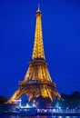 Paris, France - September 23, 2017: eiffel tower. Icon of france. Travel to france. Make a stop in Paris. Journey to the