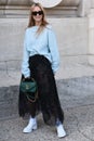 Street style outfits at Paris Fashion Week