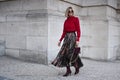 Street style outfits at Paris Fashion Week