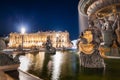 Paris, France - September 17, 2022: The Fountain of the Seas at Place de la Concorde at dusk, Paris. France Royalty Free Stock Photo