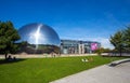 The Geode at City of Science and Industry in the Villette Park, Paris, France