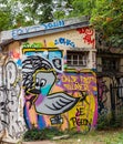 Old railways of the Petite Ceinture in Paris Royalty Free Stock Photo