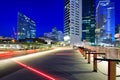 Paris, France - September 18, 2022: Modern buildings in the business district of La Defense to the west of Paris, France Royalty Free Stock Photo