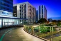 Paris, France - September 18, 2022: Modern buildings in the business district of La Defense to the west of Paris, France Royalty Free Stock Photo