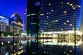 Paris, France - September 18, 2022: Modern buildings in the business district of La Defense to the west of Paris, France Royalty Free Stock Photo