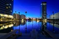 Paris, France - September 18, 2022: Modern buildings in the business district of La Defense to the west of Paris, France Royalty Free Stock Photo