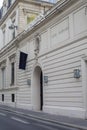 Paris, France - September 10, 2022: Sotheby`s auction building in Paris. leading auction house