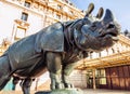 PARIS, FRANCE - 02 SEPTEMBER, 2015: Statue in front of museum D`Orsay in Paris, France