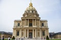 Sightseeing of Paris. FaÃÂ§ade of the The National Residence of the Invalids. The court of honor of the Invalides.