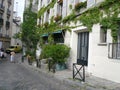 Paris,France, street near to the Mount-Matres Royalty Free Stock Photo