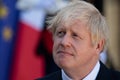 Paris, FRANCE - 22th august 2019 : Boris Johnson at ElysÃÂ©e Palace