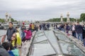 Paris boat tour on the river Seine