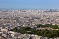 Paris, France top view on Notre Dame de Paris Royalty Free Stock Photo