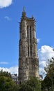 Tour Saint-Jacques, flamboyant gothic tower. Paris, France. Royalty Free Stock Photo