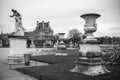 PARIS, FRANCE: Tuileries Garden in Paris, France. Tuileries Garden (Jardin des Tuileries) is a public garden located between Royalty Free Stock Photo