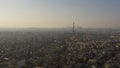 PARIS FRANCE, View of Paris skyline with the Eiffel tower Royalty Free Stock Photo