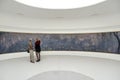 Visitors at the Musee de l Orangerie in Paris.