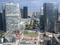 Paris from Grand Arche Royalty Free Stock Photo