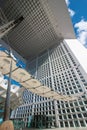 The Grand Arche in La DÃ©fense in Paris Royalty Free Stock Photo
