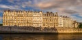 Paris Ile de la Cite and Haussmannian architecture
