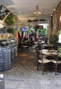 Paris,July 17:Bistro from Montmartre in Paris Royalty Free Stock Photo