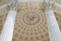 PARIS - JULY 20, 2016 detail of the temple of love near Trianon