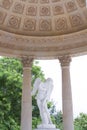 PARIS - JULY 20, 2016 detail of the temple of love, Trianon gardens, Versailles Palace