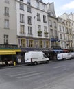 Paris, July 17:Facade design from Montmartre in Paris