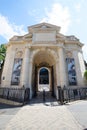 Palace Galliera exterior view , Paris, France. Palais Galliera, neo-reinassance architecture now hosts dress, costumes