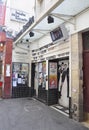 Paris,July 17th:Theatre Huchette place from Paris in France Royalty Free Stock Photo