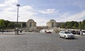 Paris,July 18th:Trocadero landscape from Paris in France Royalty Free Stock Photo