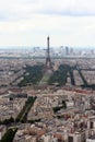 Paris landscape with Eiffel Tower Royalty Free Stock Photo