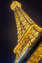 Paris Las Vegas hotel and casino in Las Vegas with replica of the eiffel tower Royalty Free Stock Photo