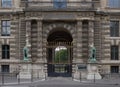 Paris. Louvre - the door of lions