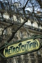 Paris Metro Royalty Free Stock Photo