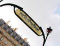 Paris metro Royalty Free Stock Photo