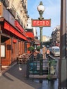 Gare de l`Est Metro Train Station, Paris France