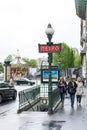 Paris metro Royalty Free Stock Photo